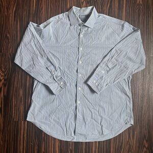 Polo Ralph Lauren Shirt Men’s Blue Regent Classic Fit Long Sleeve Size 18 34/35